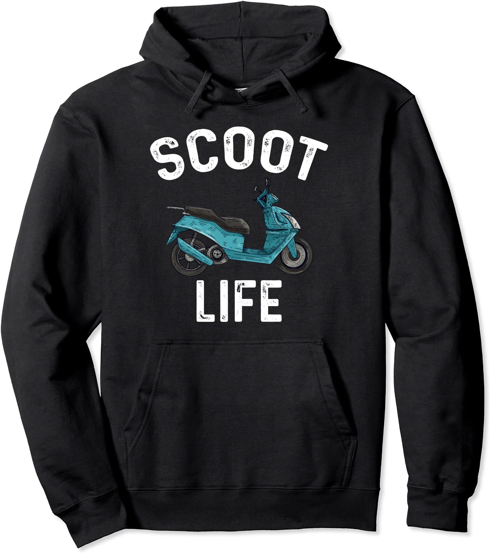 Scoot Life Scooter Funny Moped Pullover Hoodie