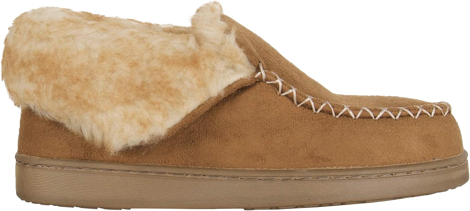  | Chaps Boy's Bootie Slipper House Shoe with Indoor/Outdoor Nonslip Sole | Slippers