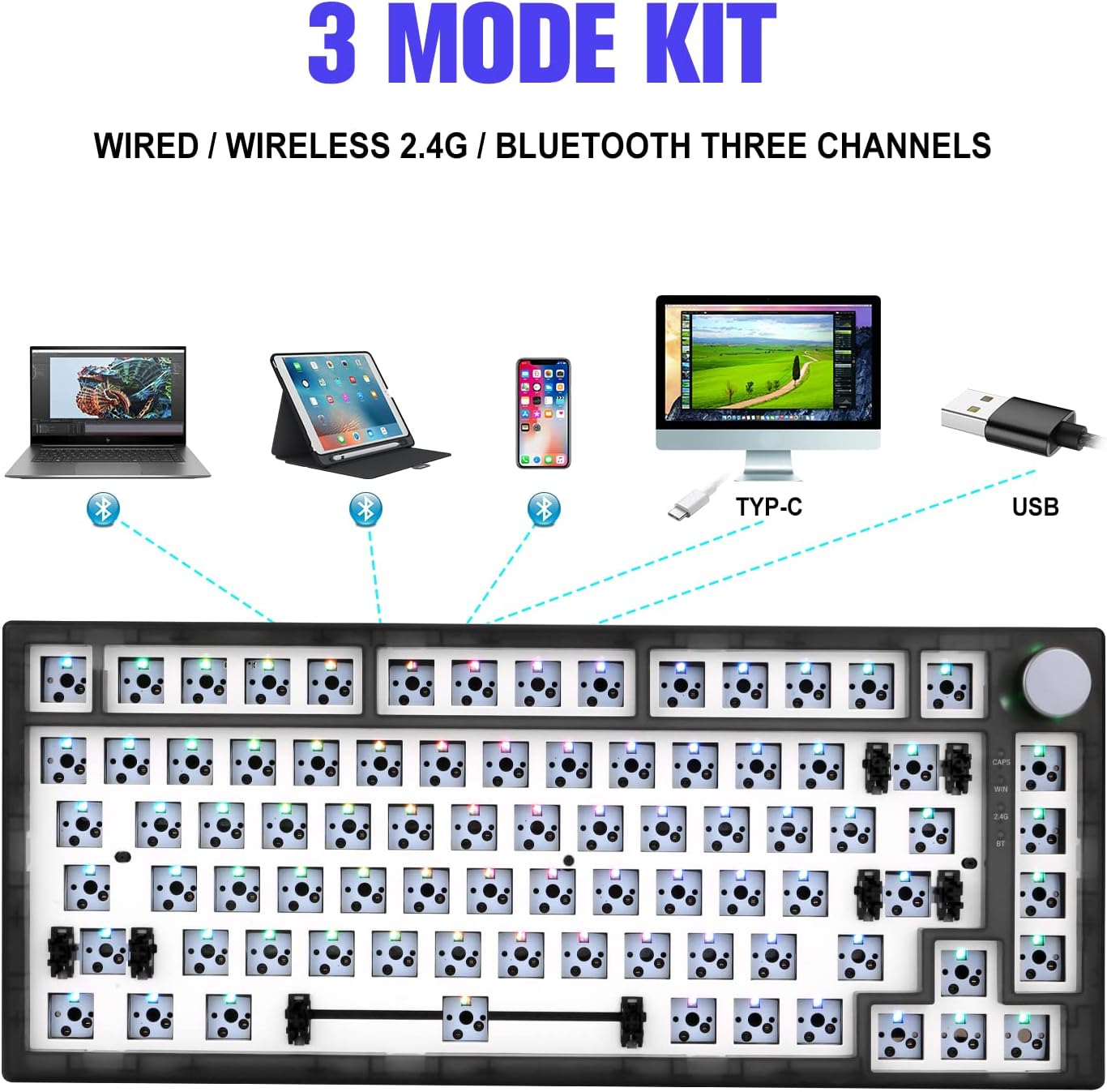 Feker IK75 Pro Connectivity Modes