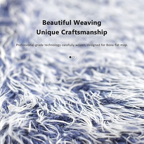 Miniatura 4 de Almohadilla de microfibra de repuesto, 18 x 6 pulgadas, reutilizable, paño de trapeador plano húmedo y seco para el hogar, hotel, oficina, repuestos