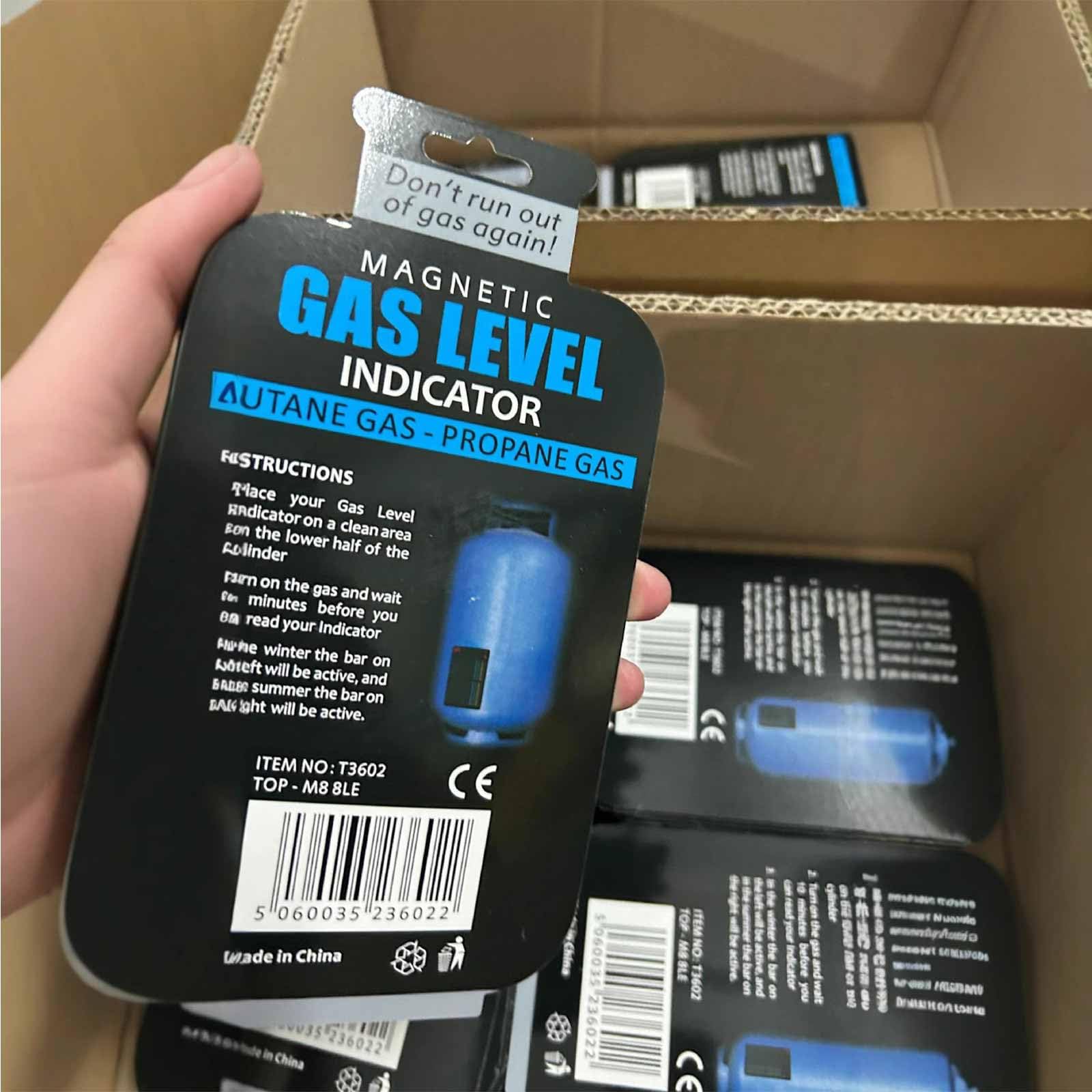 3 indicatori di livello magnetici per bombole di gas e cilindri per gas propano butano GPL, sensore di livello portatile per viaggi, campeggio, roulotte, camper