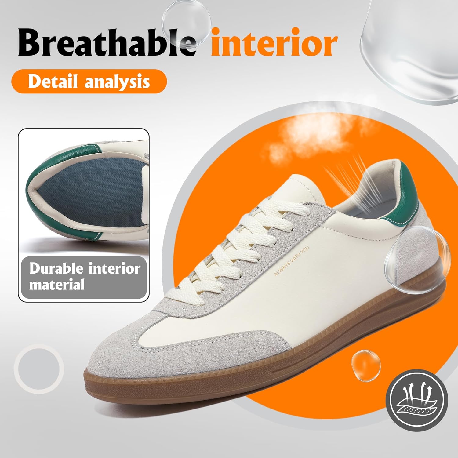 Hopelong Tennis Shoes Retro Leather Trainers Skateboarding Sneakers Shoes Casual Fashion Sneaker Lightweight for Women Men - Image 6