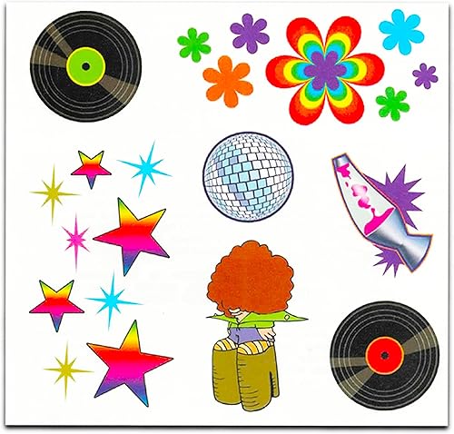 Miniatura 3 de Trivial Pursuit - Paquete de 4 tarjetas de juego  Paquete con 4 mini paquetes Trivial Pursuit con tatuajes de los años 80  2010  Mini paquetes de