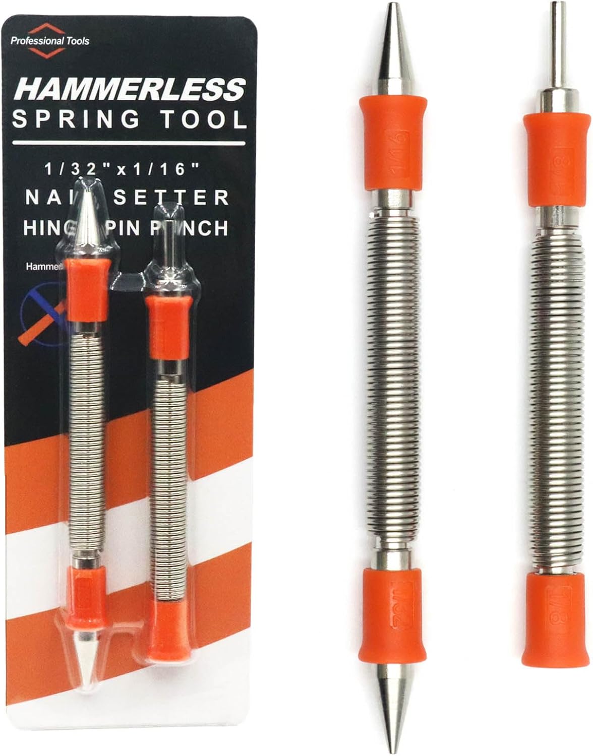 Juego de 2 Piezas de Clavador de Uñas y Sacapines de Bisagras