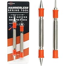 Juego de Herramientas para Remover de Pinzas de Bisagra de Doble Cabeza de 2 Piezas, Combinaci&oacute;n 1/32" y 1/16" Juego de U&ntilde;as, Hammerless Paint Pro Pak 2 Piece Tool Set