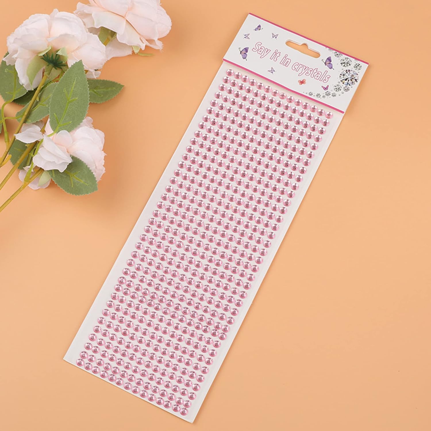 3108 Pieces Colorful Self-Adhesive Rhinestone Stickers Suit, Gems for Crafts Crystal Stickers for DIY Craft,Scrapbooking Embellishments,Decorations. (6 Sheets)
