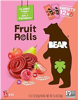 Strawberry Raspberry Fruit Rolls Variety Pack, 8.4 OZ