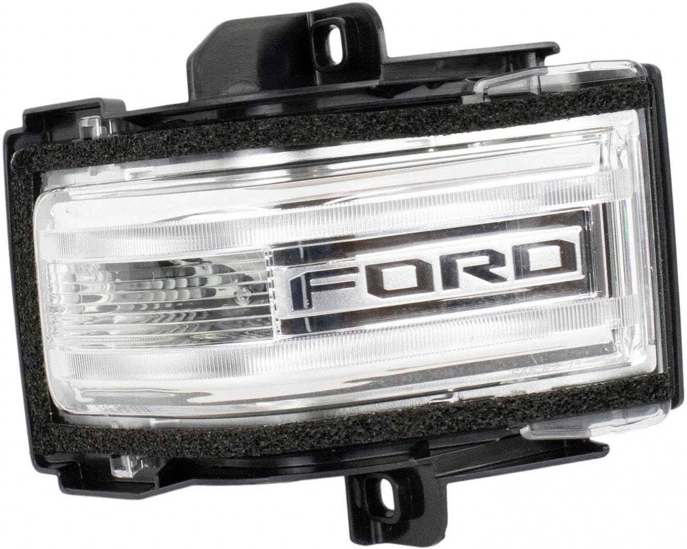 Ford 17 thru 22 Super Duty LH Driver Mirror Signal Lens without Spot Lamp HC3Z13B374A