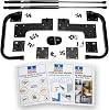 Murphy Bed Queen Size Hardware Kit - Queen Vertical DIY Folding Cabinet Wall Bed for Guestroom Easy to Build Hidden Folding Bed, Made in USA