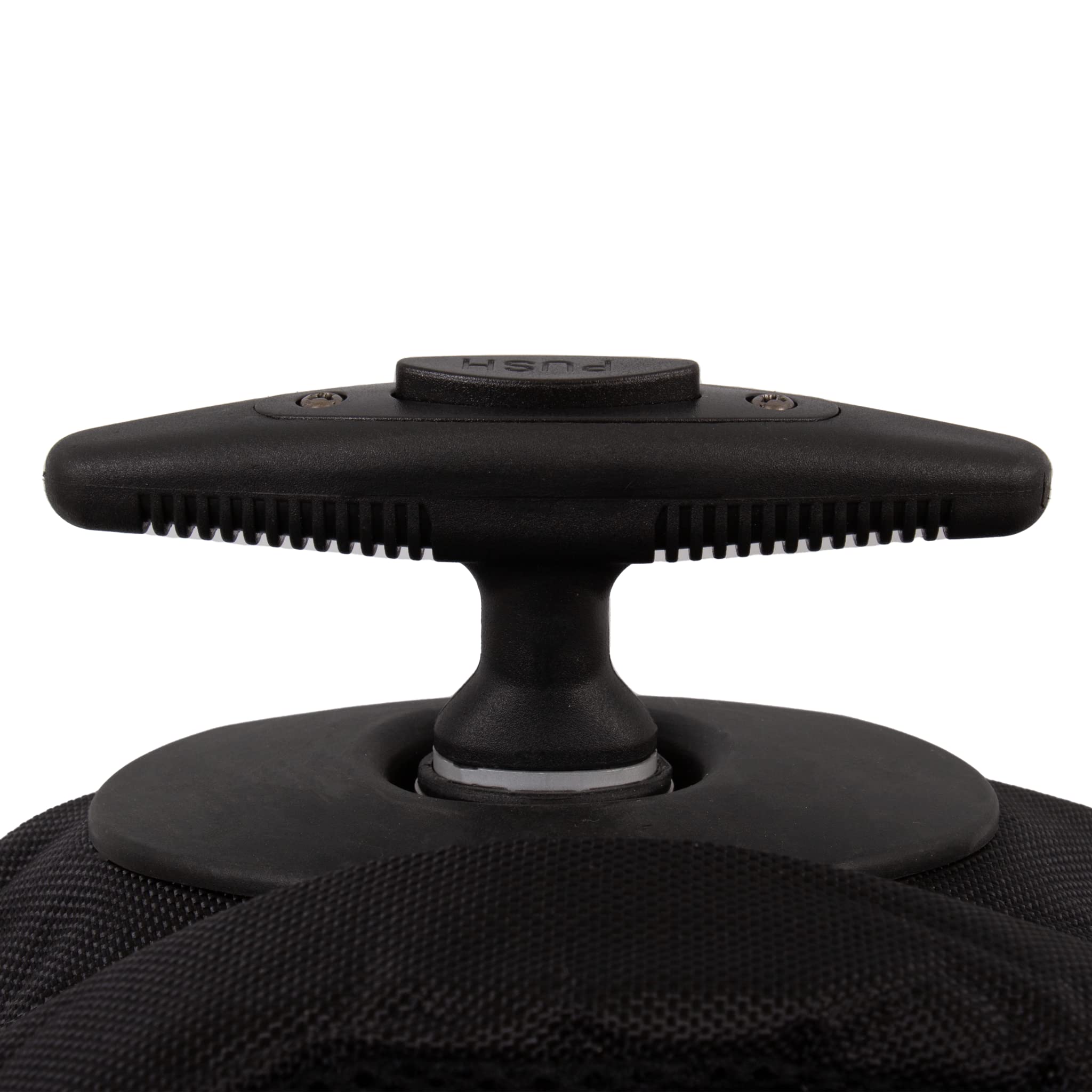 Adventure Bags - Mochila con ruedas 2 en 1, compartimento principal grande, compartimento para portátil, nailon impermeable, 2 ruedas de goma, Negro, 55 cm x 36 cm x 55 cm