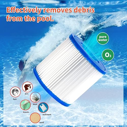 Miniatura 4 de WuYan Filtro de piscina de repuesto para tipo D, para Summer Waves P57100102 SFS-350, RP-350, RP-400, RP-600, RX-600, SFS-600