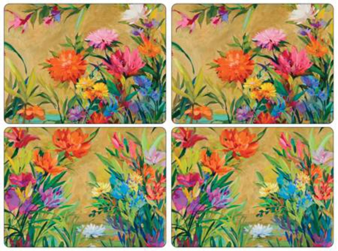 Pimpernel Martha's Choice Collection Tischsets | 4er-Set | hitzebeständige Matten | Brett mit Korkrückseite | hartes Tischset für Esstisch | Maße: 39,9 x 29,7 cm