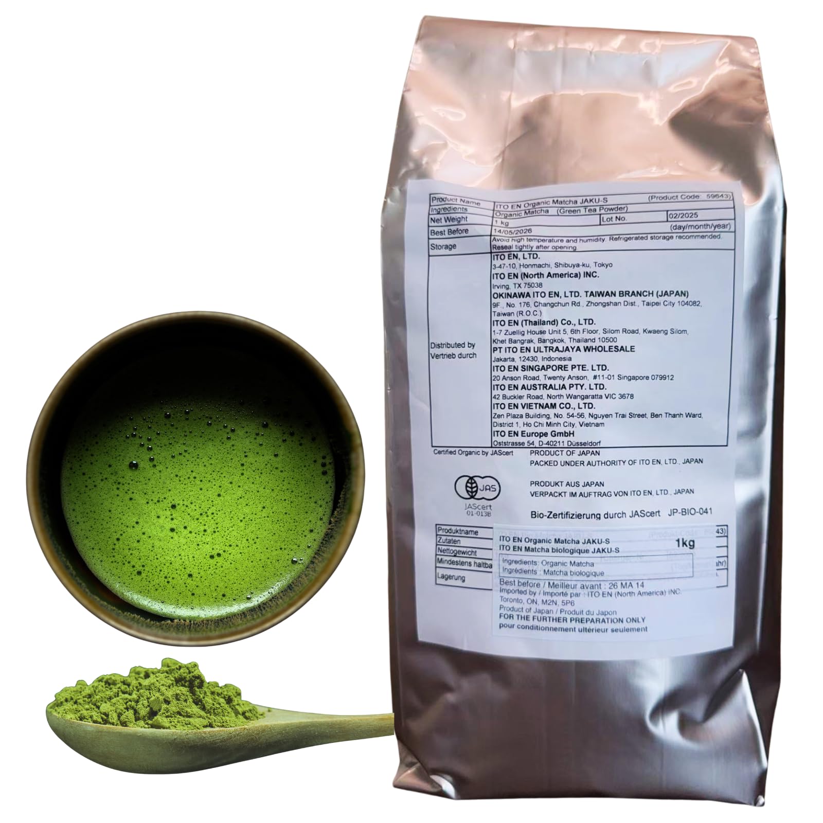 Japanese ORGANIC Unsweetened Culinary Matcha Powder 1kg(200