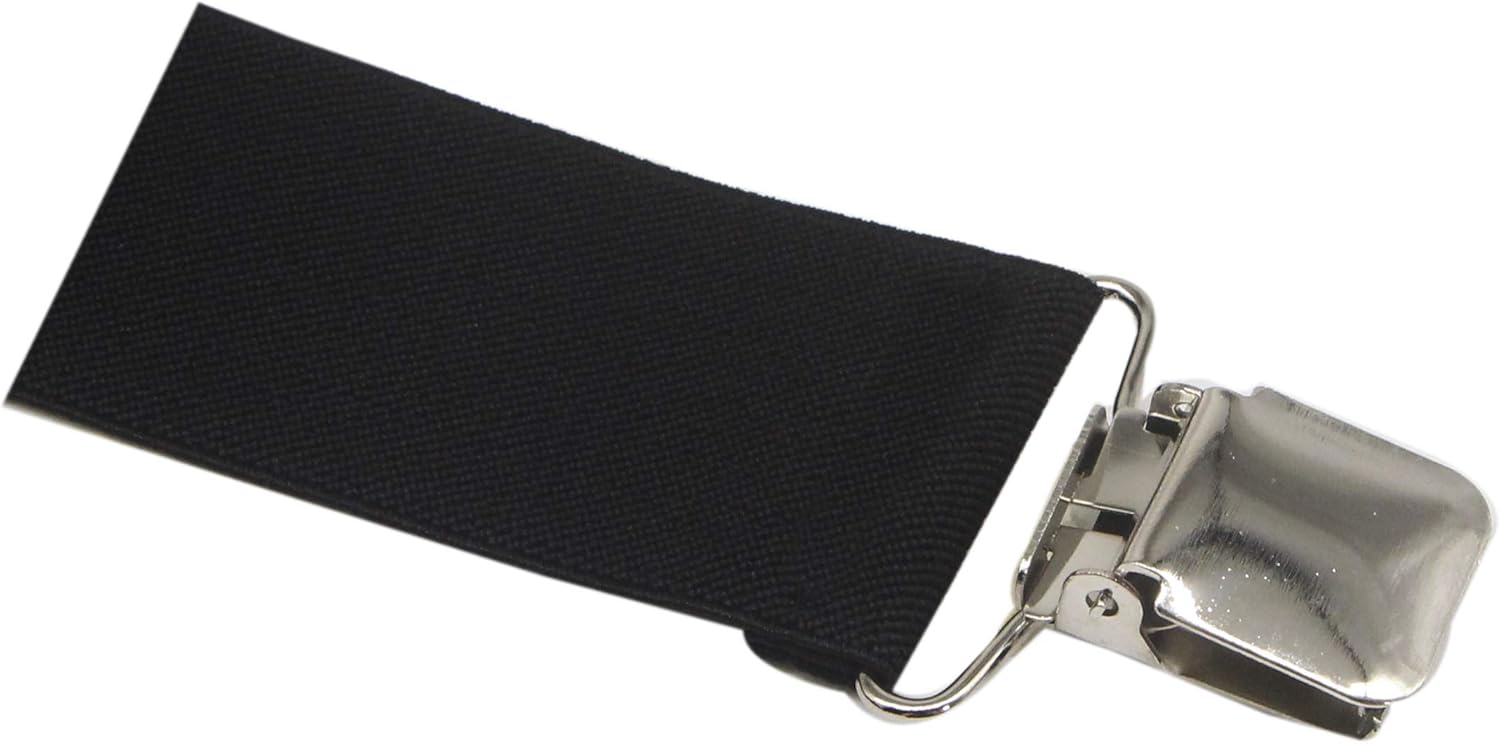 Men's Suspenders X Back 2 Inches Wide with Extra Heavy Clips Adjustable Braces for Men Suspender - Image 5