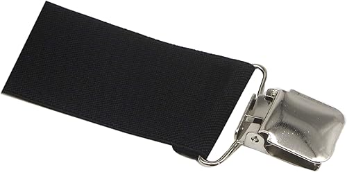 Miniatura 5 de Doloise Tirantes para hombre con espalda en X de 2 pulgadas de ancho con clips extra pesados, tirantes ajustables para hombres