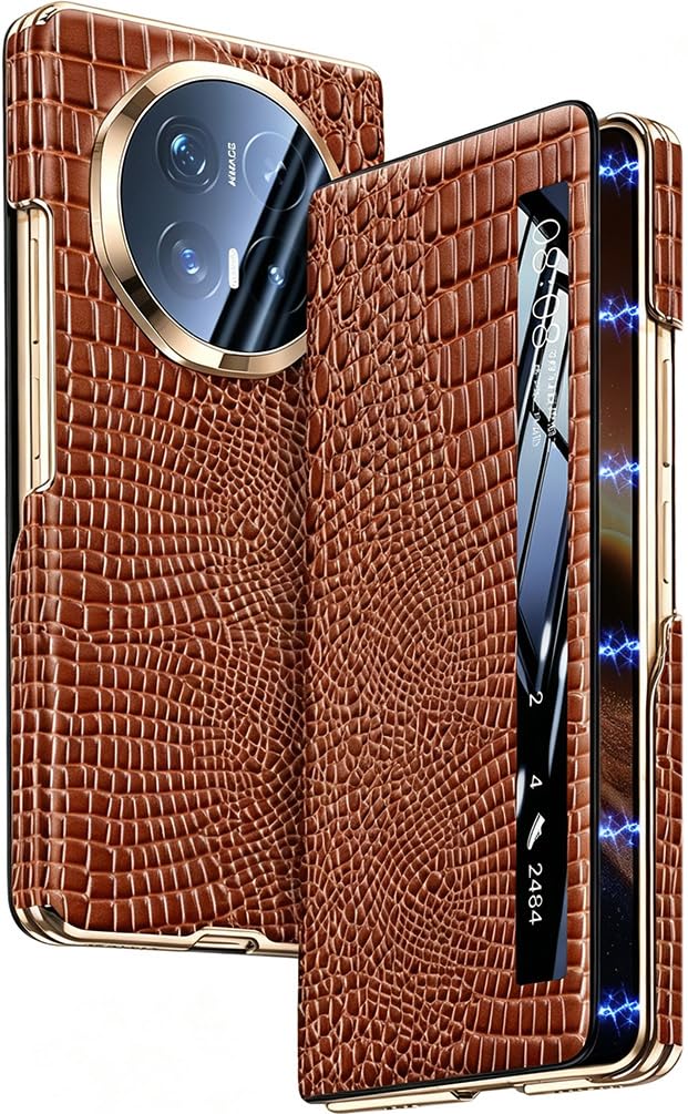Étui pour Honor Magic V6. Fermeture Magnétique, Coque en Cuir Intelligent pour Téléphone/Boîtier de l'Magic V6, Housse Smart View