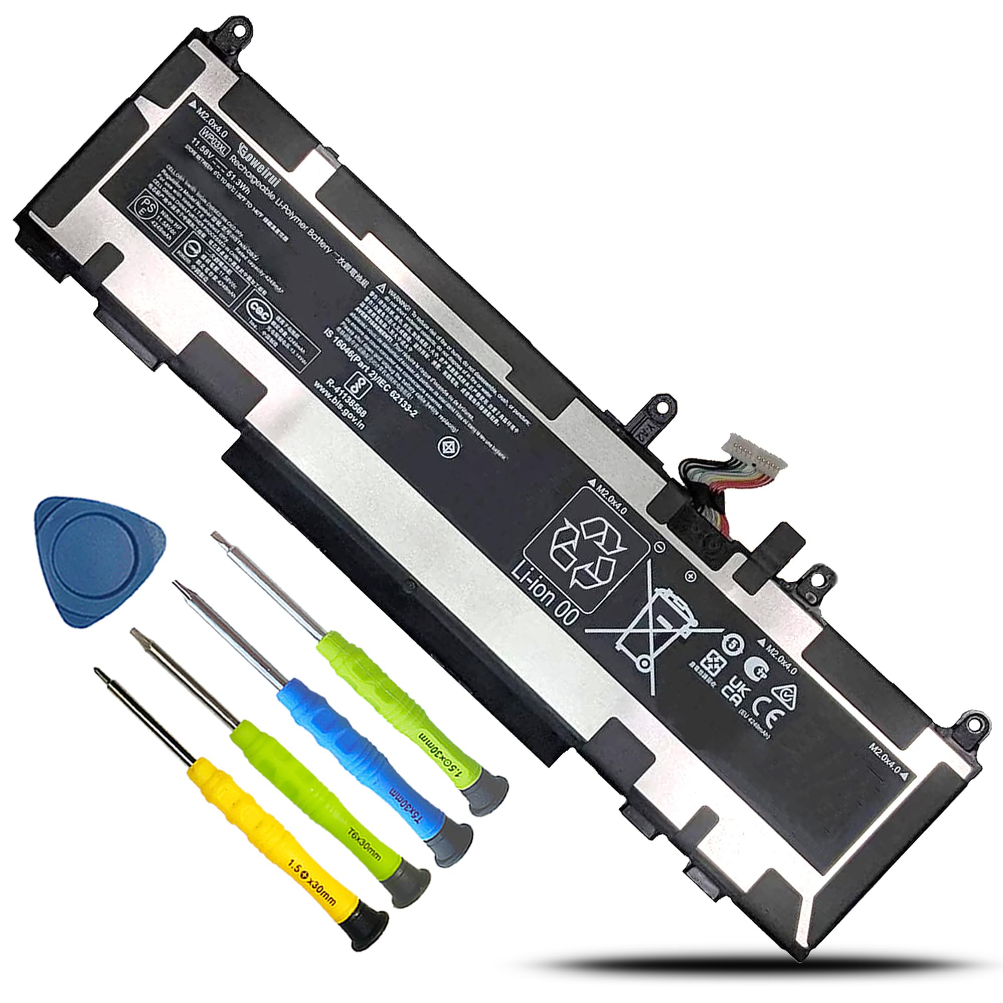Amazon.com: BOWEIRUI WP03XL M73466-005 Battery for HP EliteBook