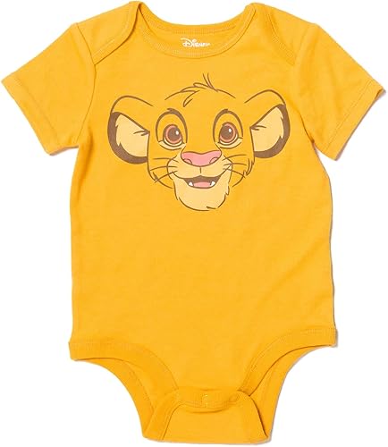 Miniatura 5 de Disney Mickey Mouse Minnie Mouse Rey León Winnie the Pooh - Conjunto de 3 piezas para bebé recién nacido a bebé