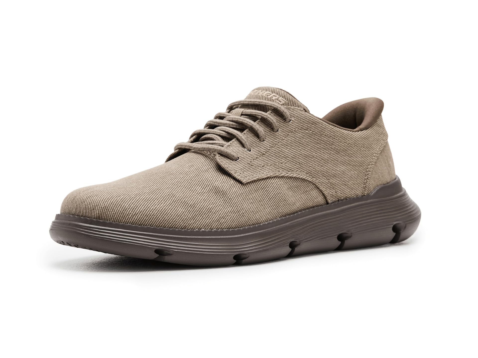 Skechers Men's USA Garza - Clive Smooth Toe Canvas Bungee Lace Slip-Ins