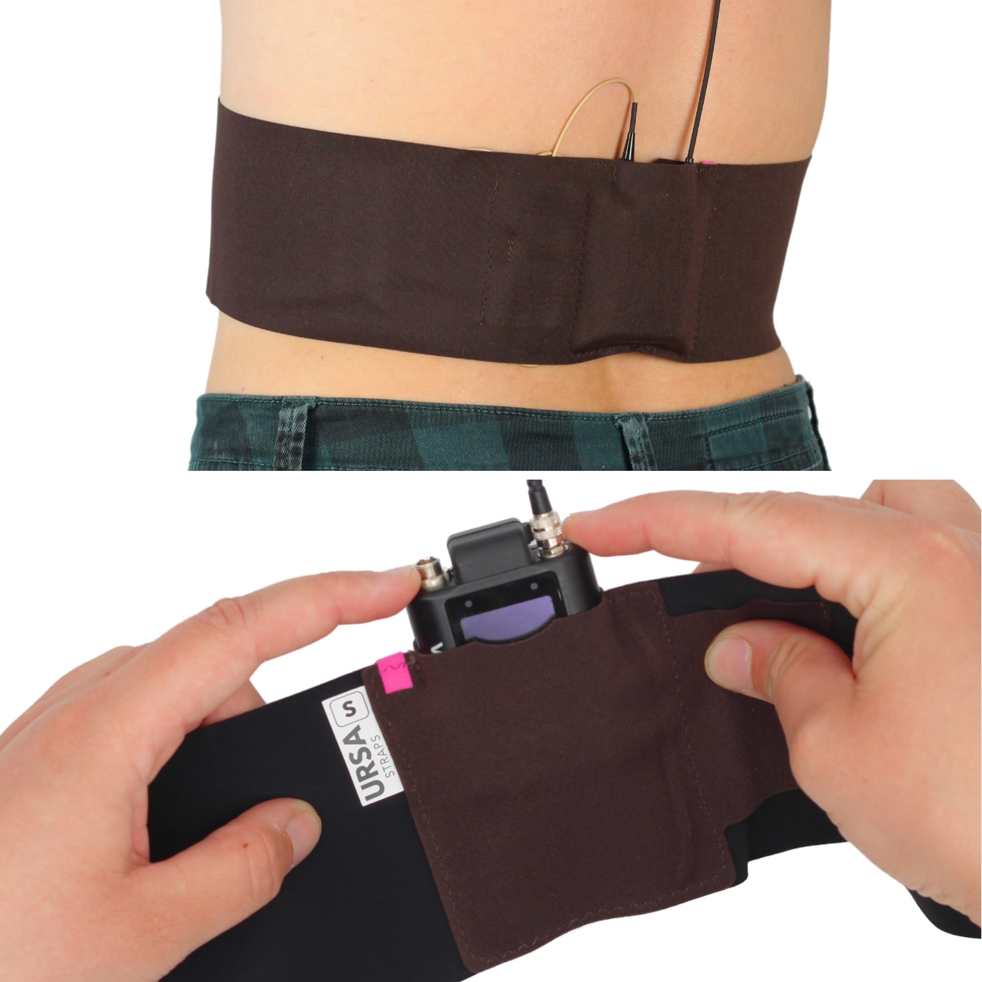 URSA Waist Strap (Brown, Large Waist - Small Pouch)