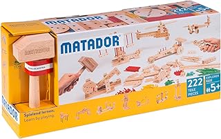 MATADOR 11151 EXL Produktion in Österreich, PEFC-zertifiziertes Holz Konstruktionsbaukasten, holzfarben, bunt, XL