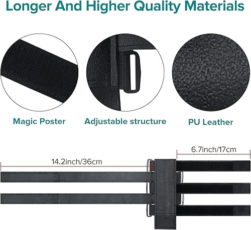 Miniatura 2 de HomeMount Soporte para altavoz de bicicleta, correa de soporte para bicicleta/carrito de golf/barco, compatible con la mayoría de altavoces