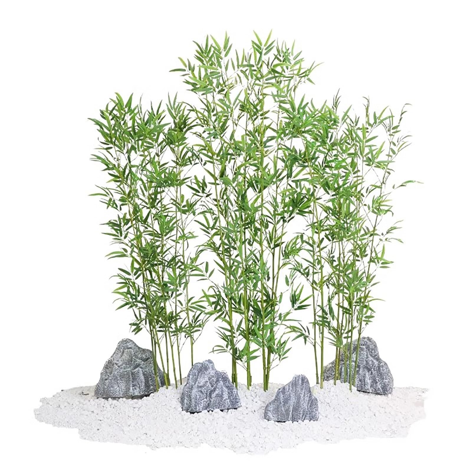 Feuilles de bambou artificielles H120cm : séparez les pièces sans perdre de lumière