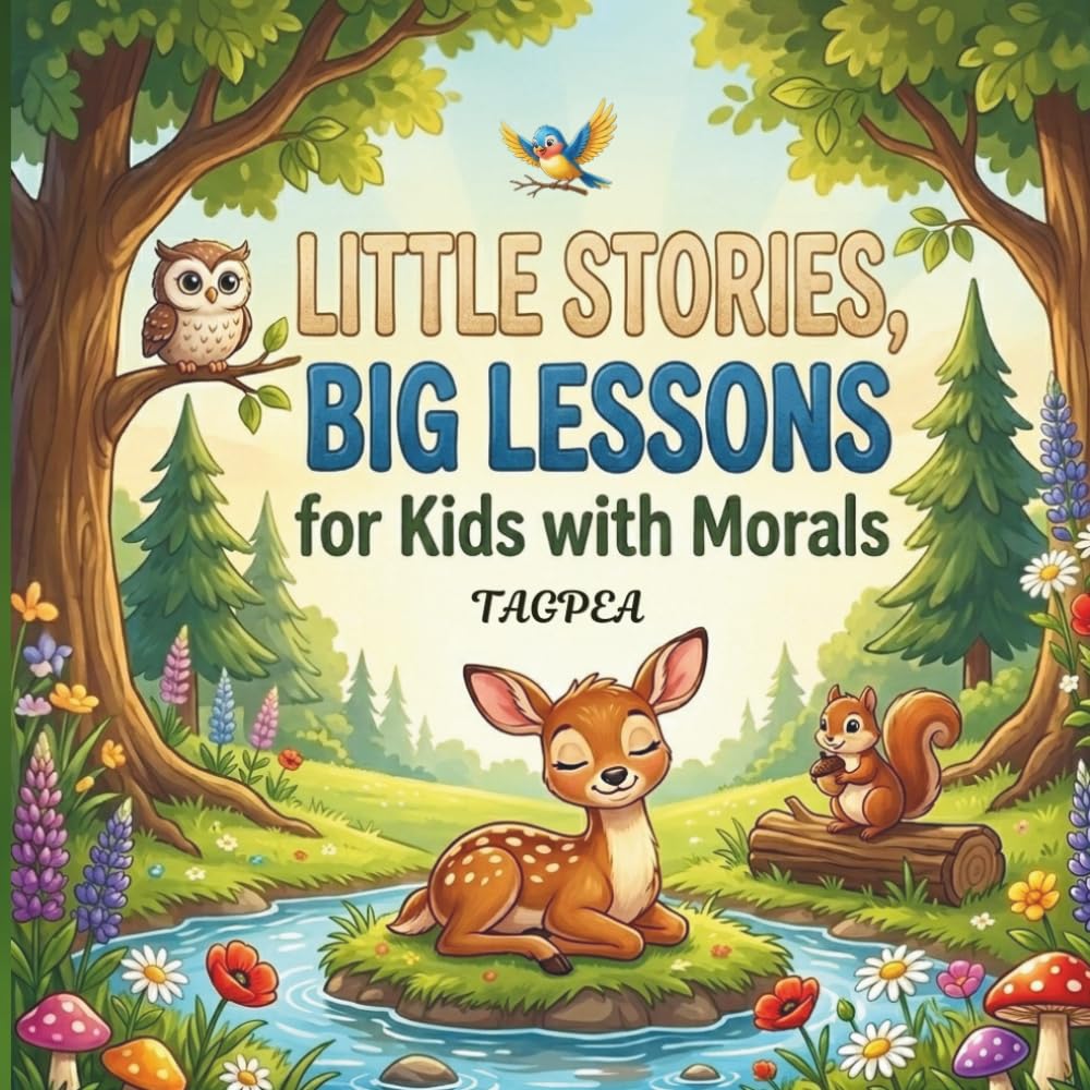 Little Stories, Big Lessons For Kids with Morals: Heartwarming Tales That Inspire Kindness, Courage, and Good Values