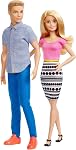 Barbie Dolls, Barbie and Ken Doll 2-Pack Featuring Blonde Hair and Bright Colorful Clothes, Kids Toys and Toys