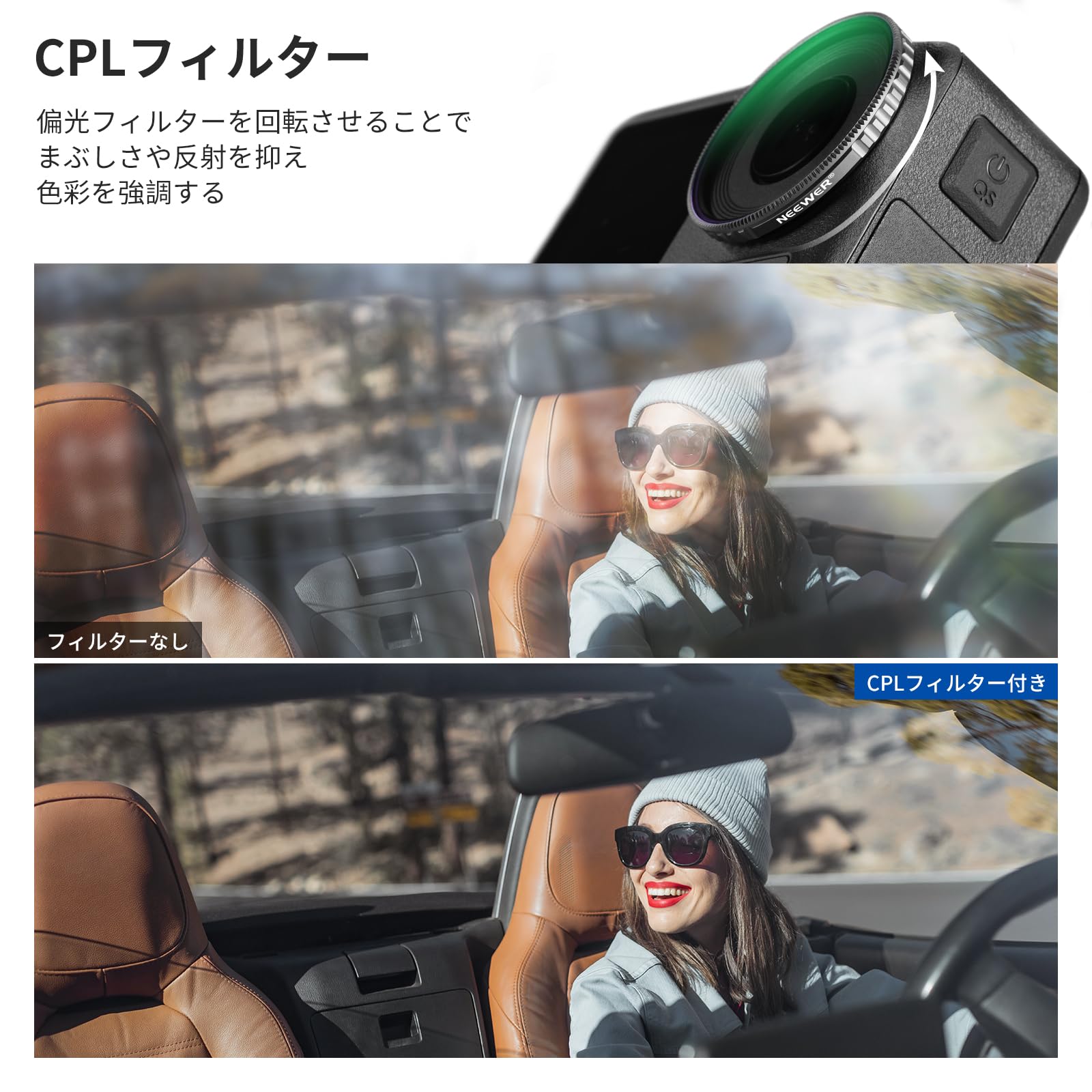 Amazon | NEEWER NDフィルターセット DJI Osmo Action 5 PRO/Action 4 