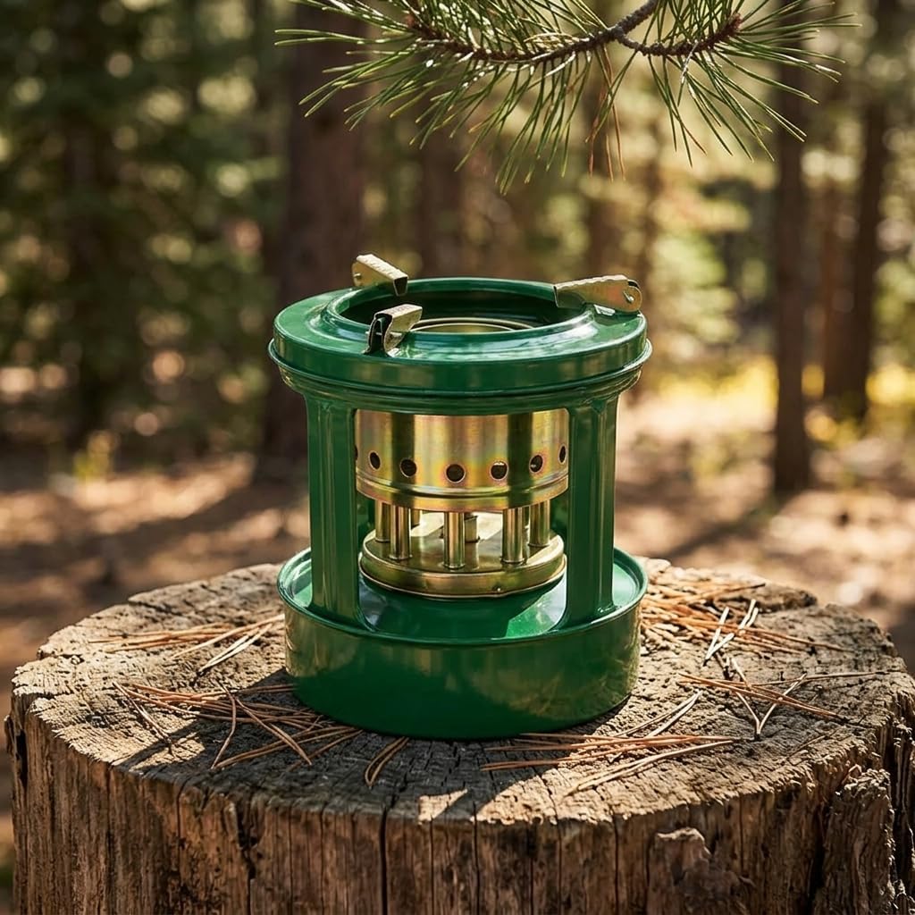 Portable Kerosene Stove Iron Round Camping Picnic Backpacking