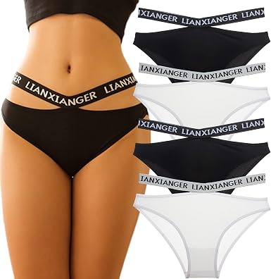 Amazon.com: Izzya Bragas invisibles para mujer, ropa interior cómoda de  algodón de talle medio, cómodas bragas hipster, paquete de 4 : Ropa,  Zapatos y Joyería