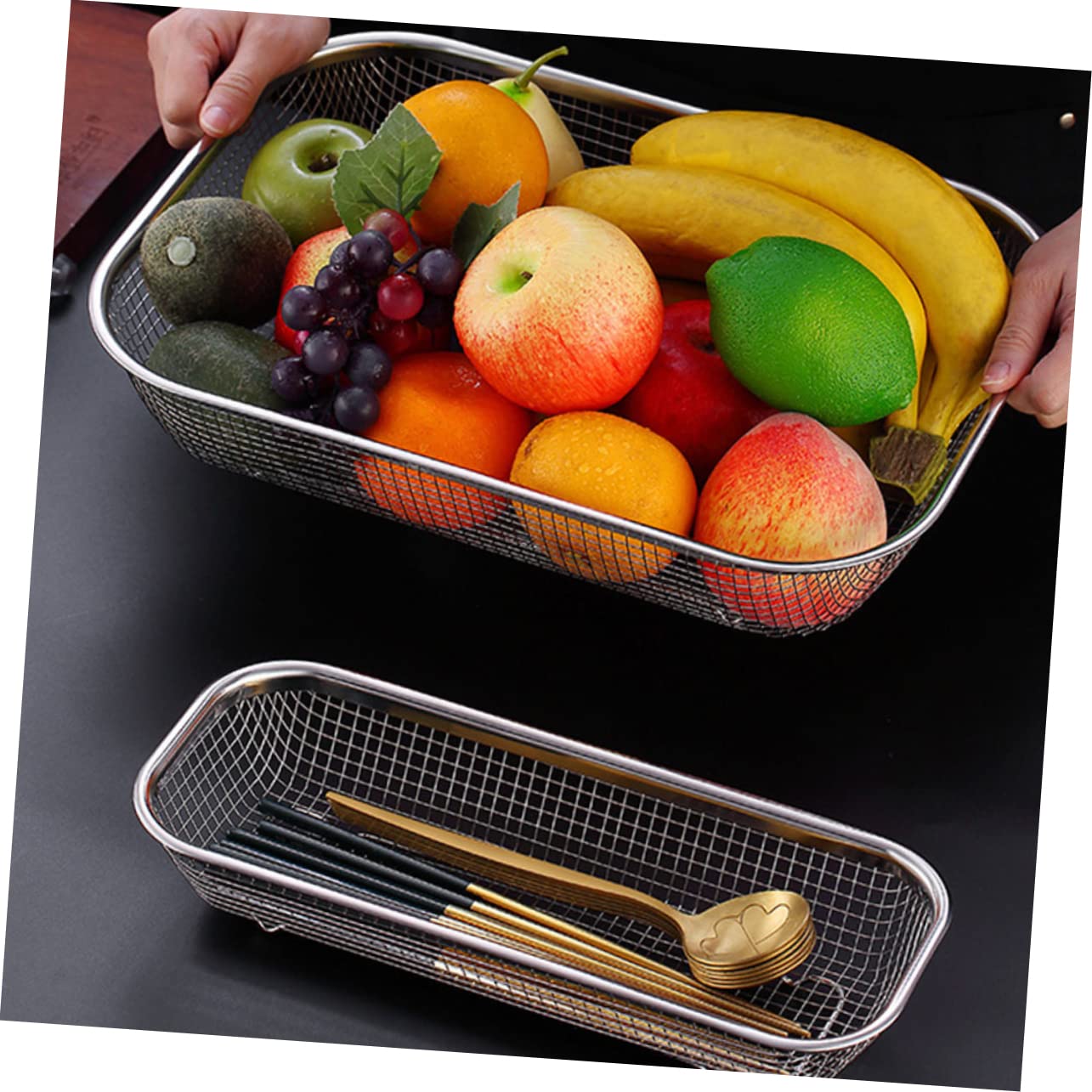 Cestello Scarico Acciaio Inossidabile Per Lavello - Colino Per Frutta E Verdura - Foto 9