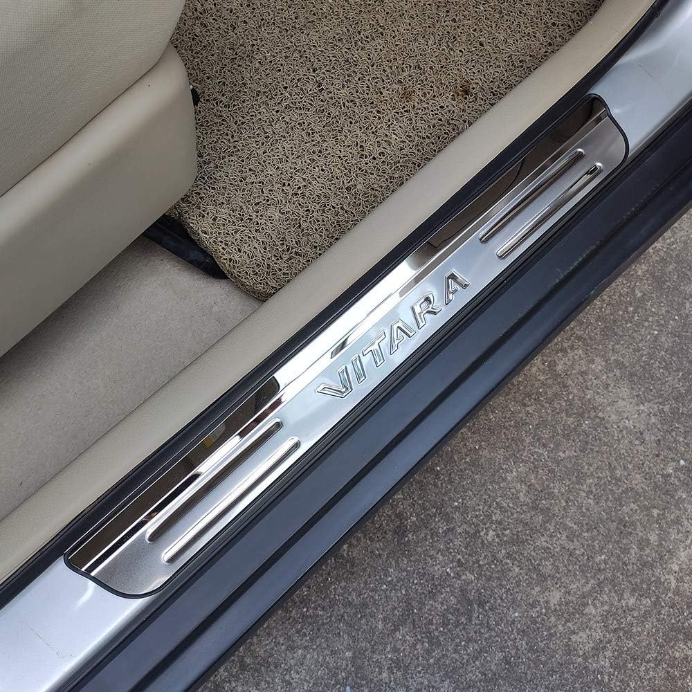 HJHNB 4 Pcs Car Door Sill Protector For Suzuki Vitara 20152020, Trim