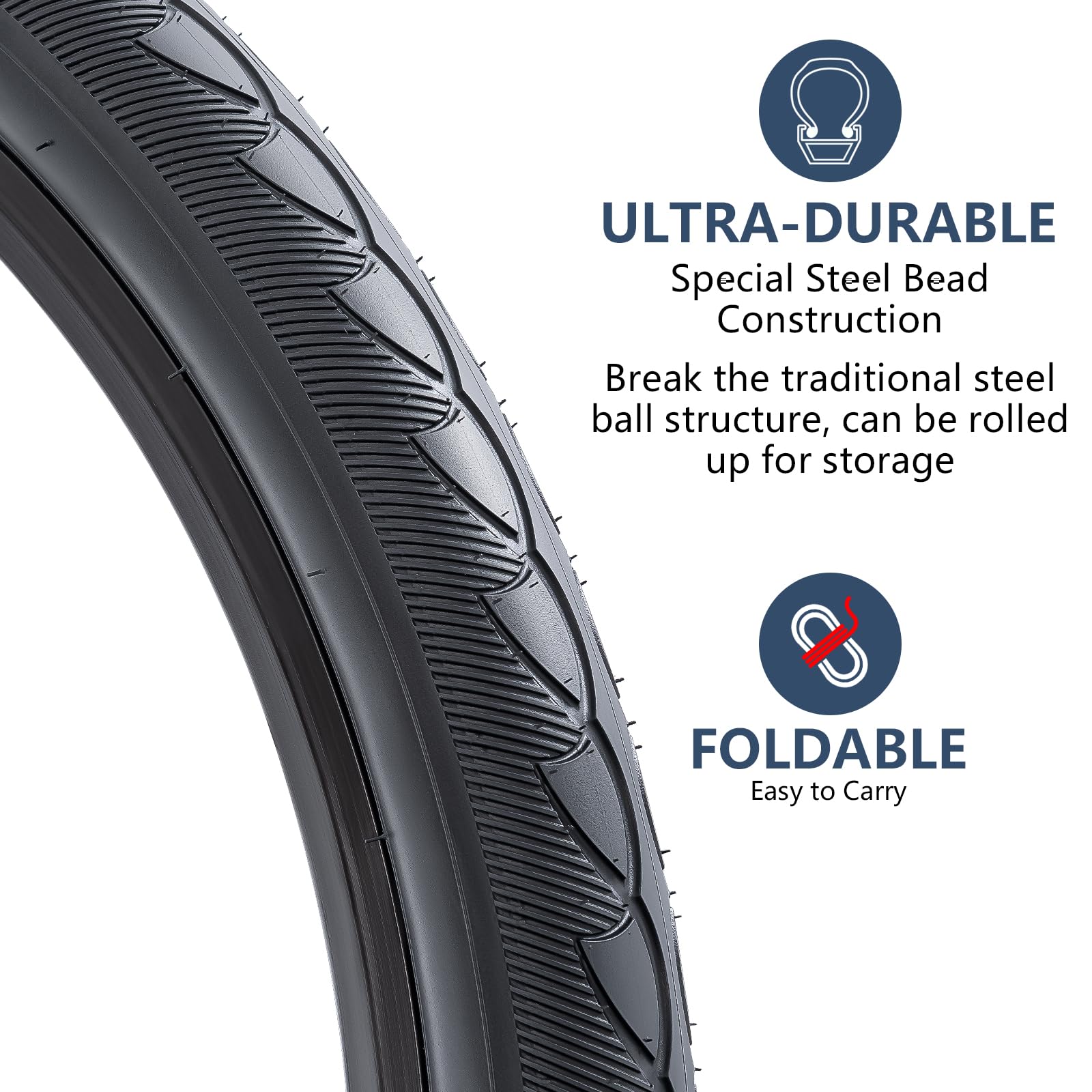 Amazon | YunSCM 2本セット,26 2.0 タイヤ,26x2.0 50-559 自転車タイヤ