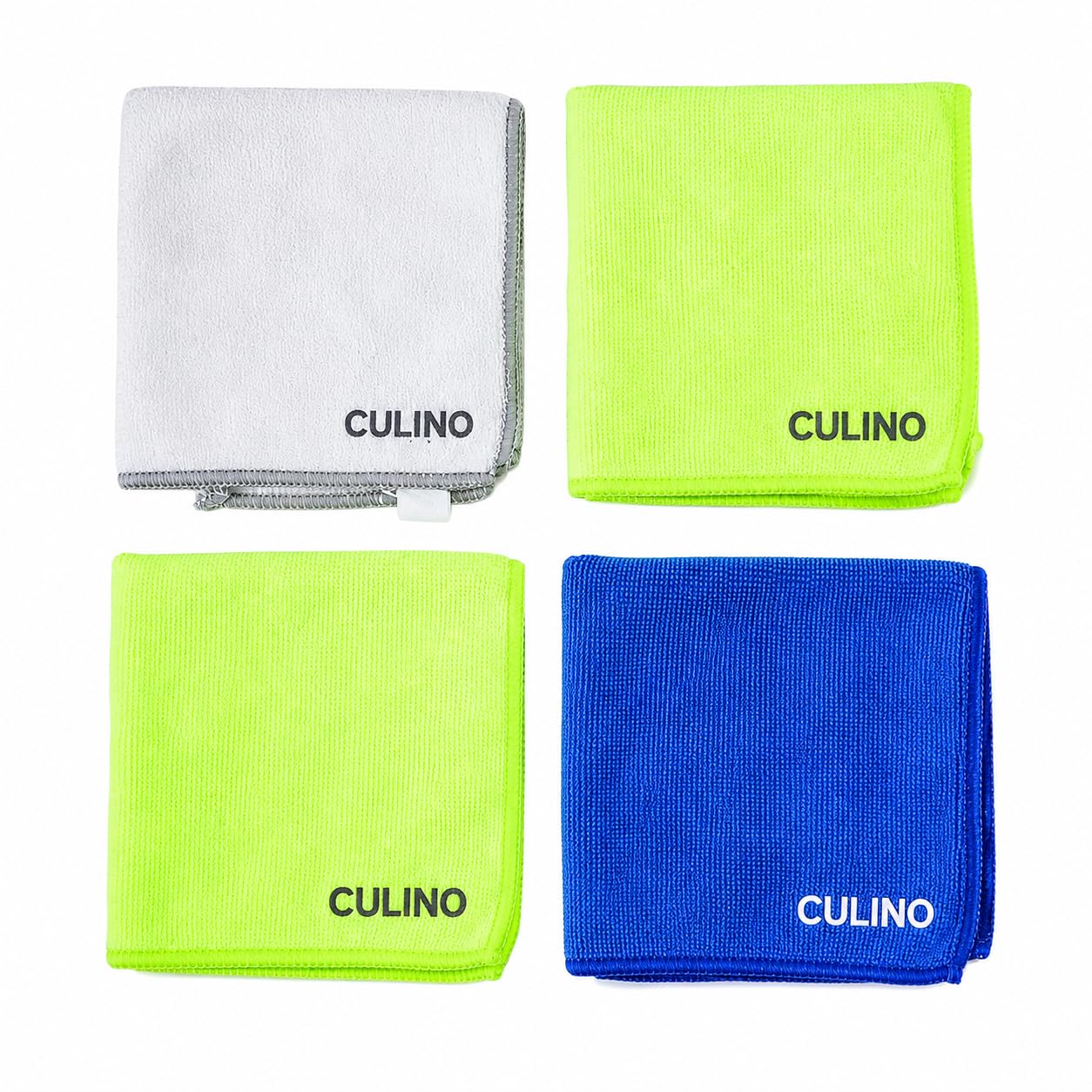 Microfibre Cleaning Cloths for Kitchen, Car, Glass - 4 Pack | Multipurpose Wiping, Soft & Absorbent, Lint Free, Reusable & Washable, Wet & Dry Use-image-9
