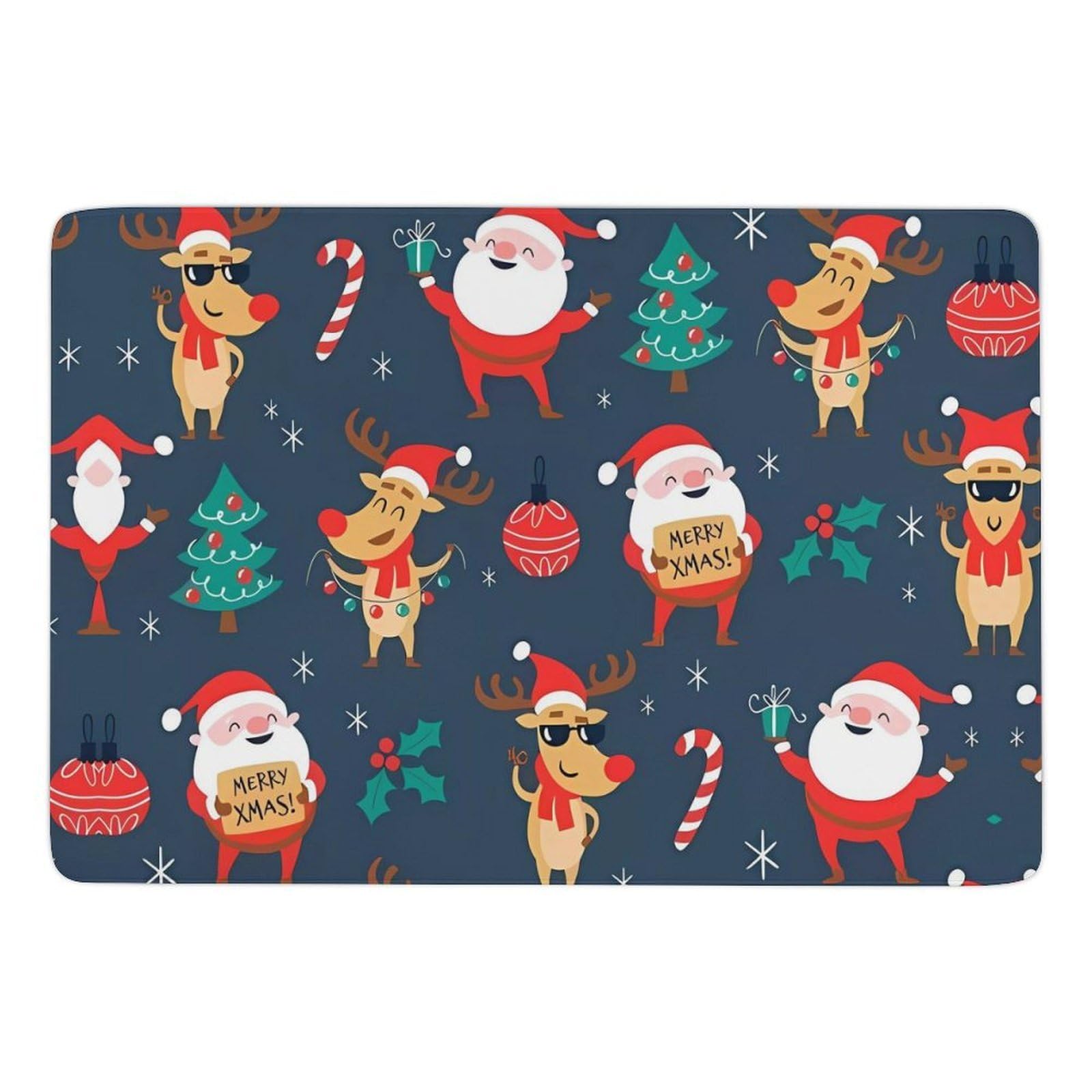 Tapis de sol Père Noël pour salon et chambre à coucher douce