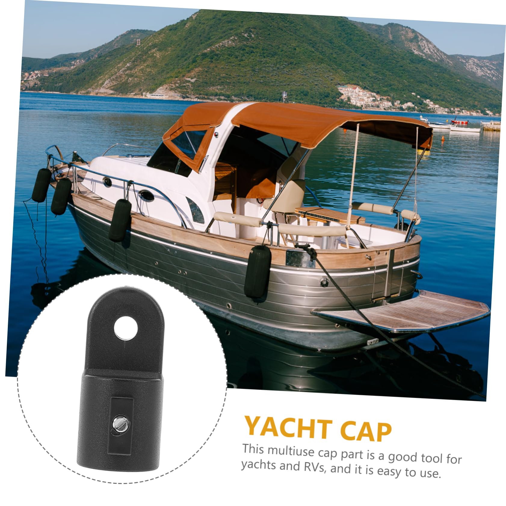 ibasenice Rv Awning Ersatzteil Kleine Augen-endkappe Für Boot Yacht Baldachin Praktische Und Leichte Halterung Für Sonnenschutz Und Bootszubehör