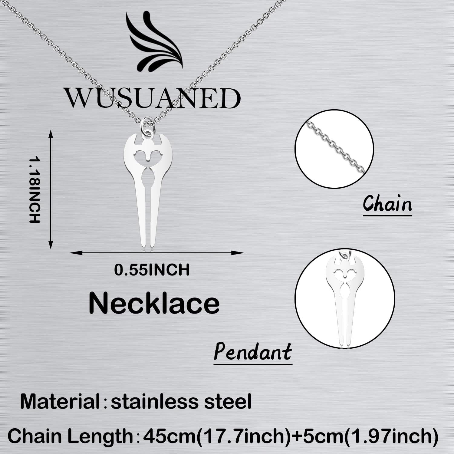 WUSUANED Energy Sword Necklace Video Game Inspired Jewelry Game Cosplay Gift Energy Sword Gift For Game Fans