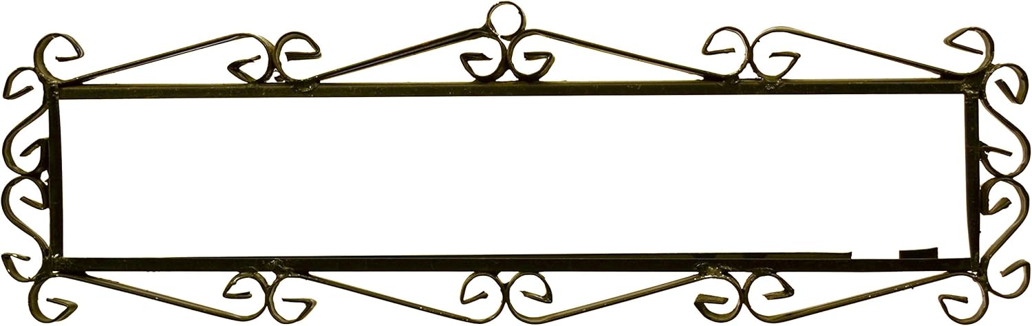 Iron Frame 6 Tiles Azul MINI 2,87” x 7,08” Black Iron Frame for Easy Wall Hanging for Tiles Azul MINI Design