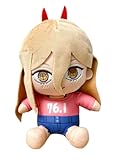 Great Eastern Entertainment Chainsaw Man - Power Casual Outfit #1 Sitting Pose Plush 7" H