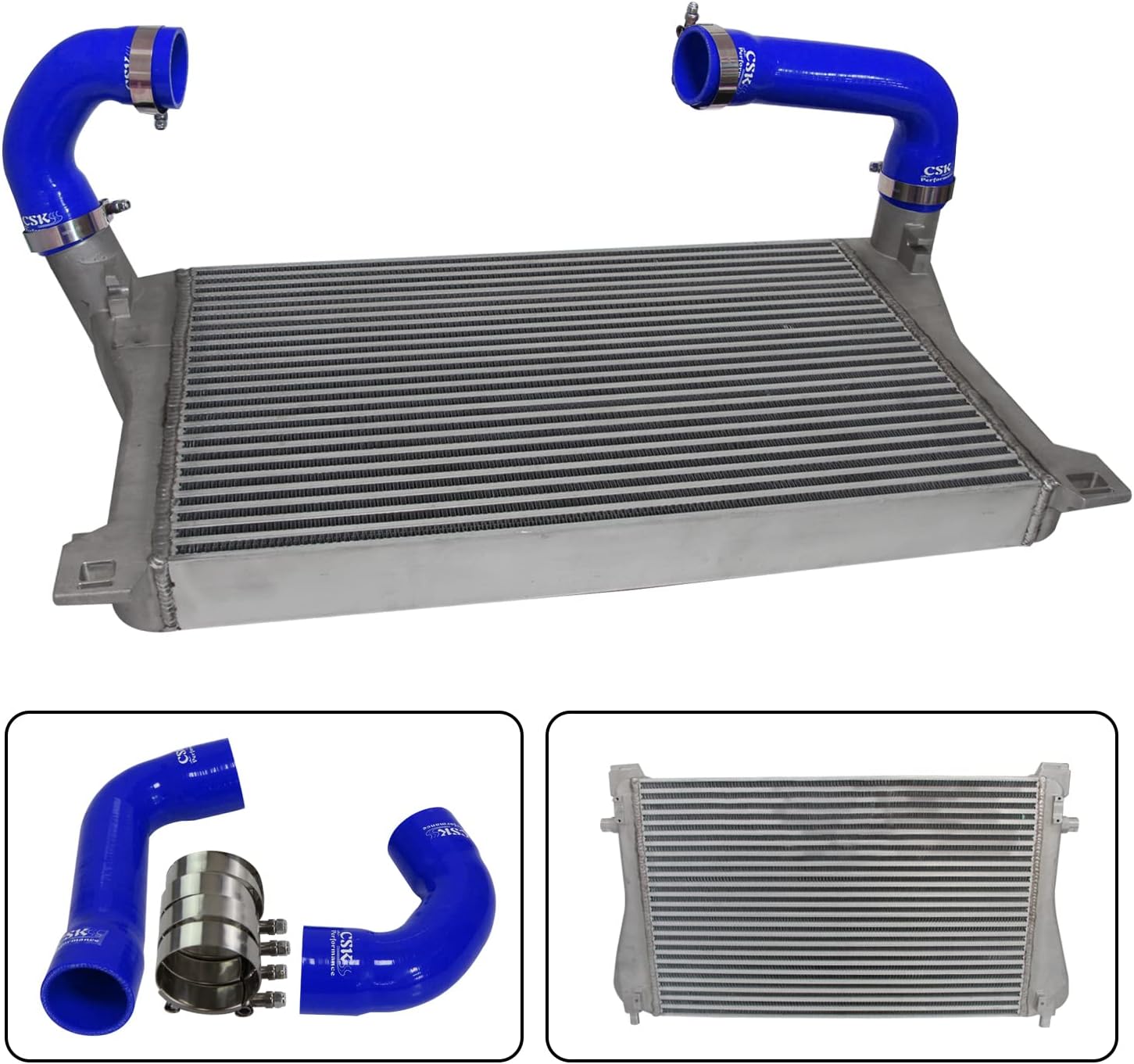 Intercooler Kit fits for A3/S3 / Vw Golf Gti R Mk7 Ea888 1.8T 2.0T TSI hoses Blue