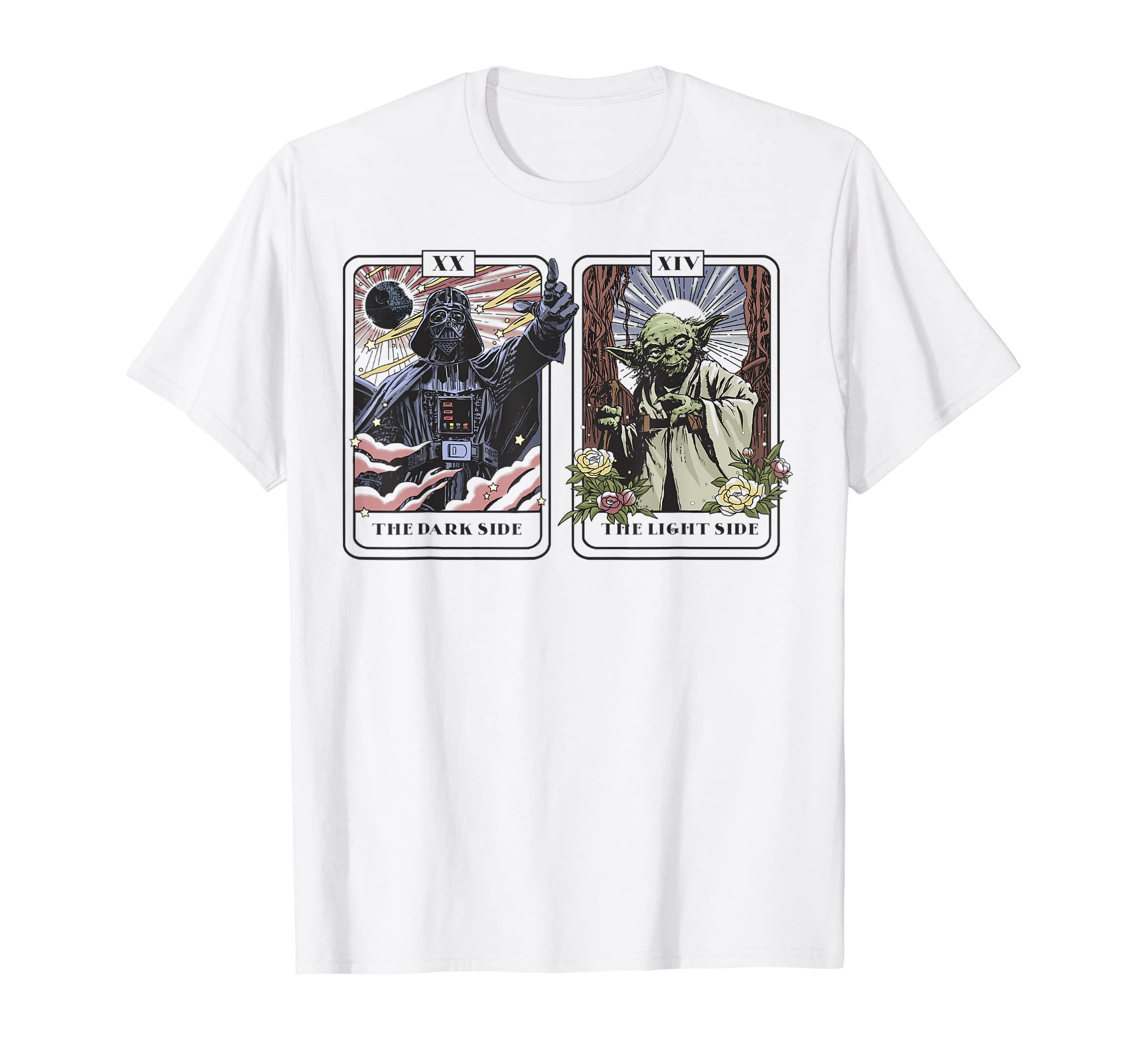 Star Wars Vader Yoda Tarot Cards T-Shirt