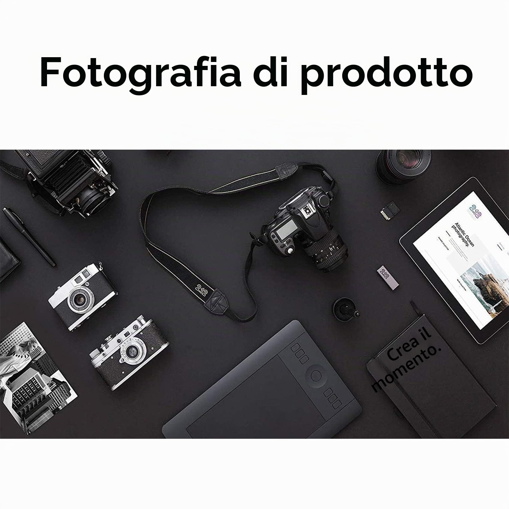 Selens Fondale in PVC vinile per fotografia e video, set per studio fotografico, piatto, per shooting di cibo e prodotti, 80 x 150 cm, bianco, nero, grigio