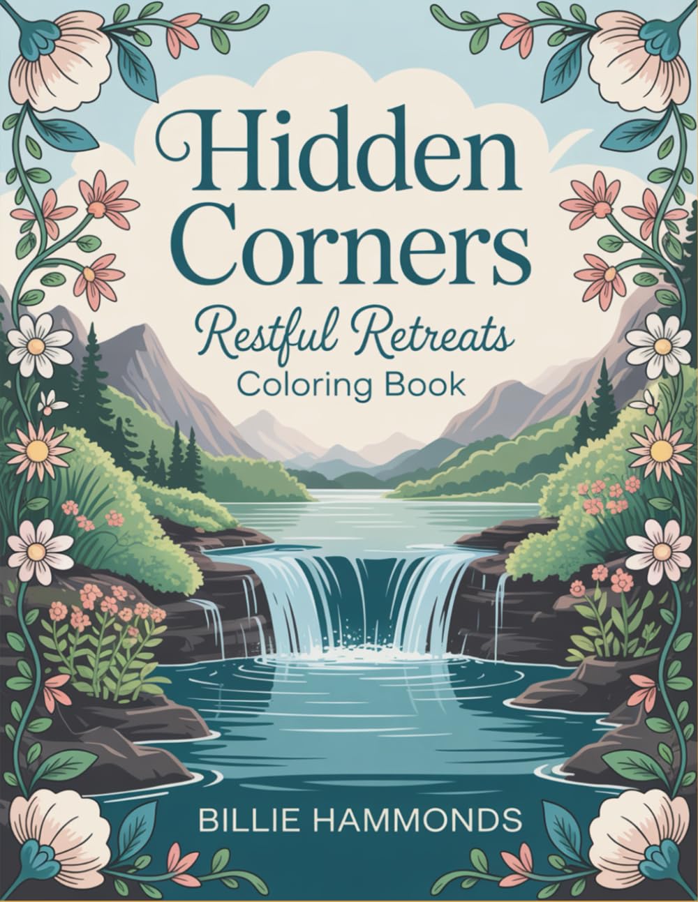 Hidden Corners: Restful Retreats Coloring Book - Peaceful Garden Scenes, Cozy Bohemian Nooks & Whimsical Decorative Objects - Mindful Calm for Adults
