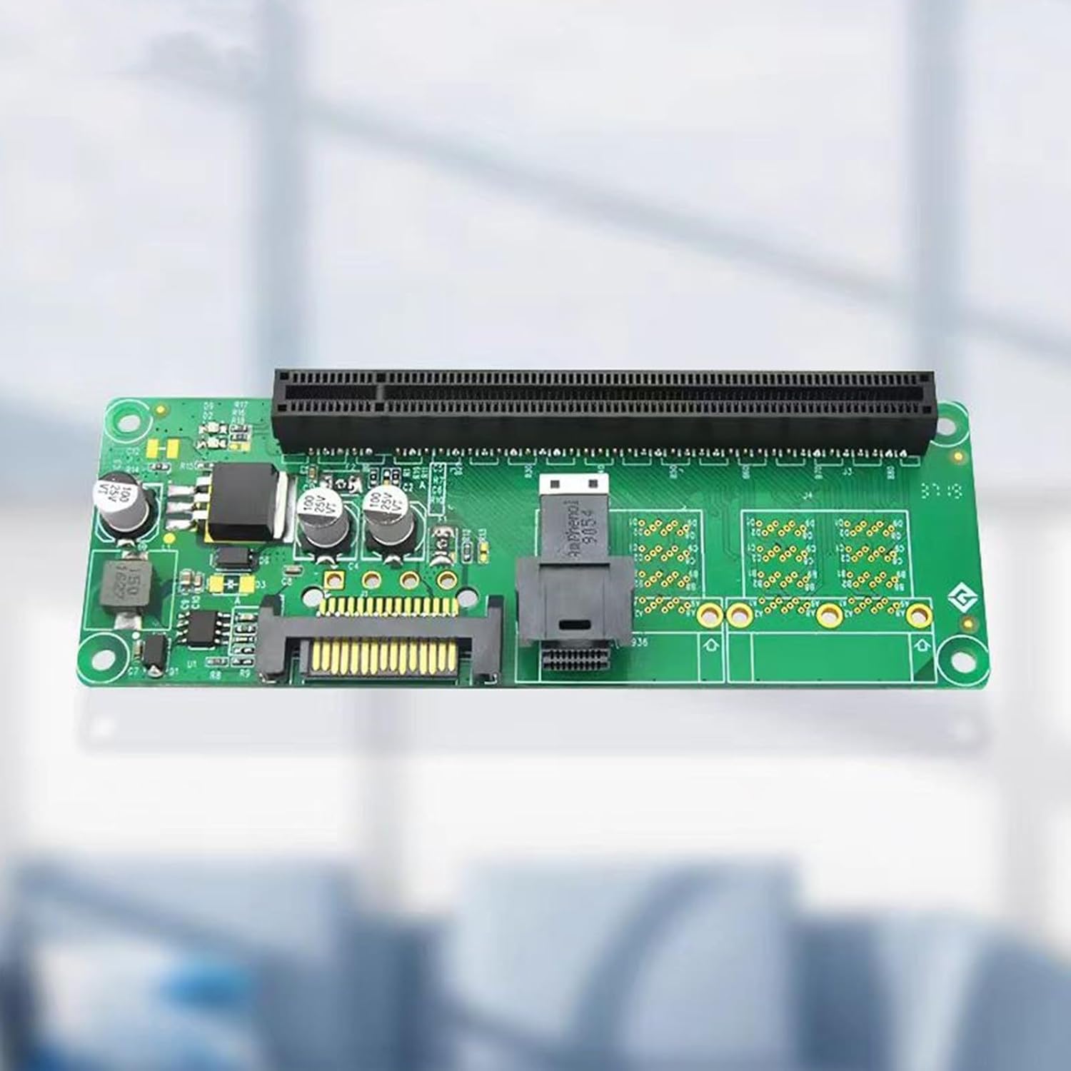PCIe スロットライザーカード SFF-8643 to PCIe X16 スロット 拡張カード 【オプショ】 変換カード シングルポー