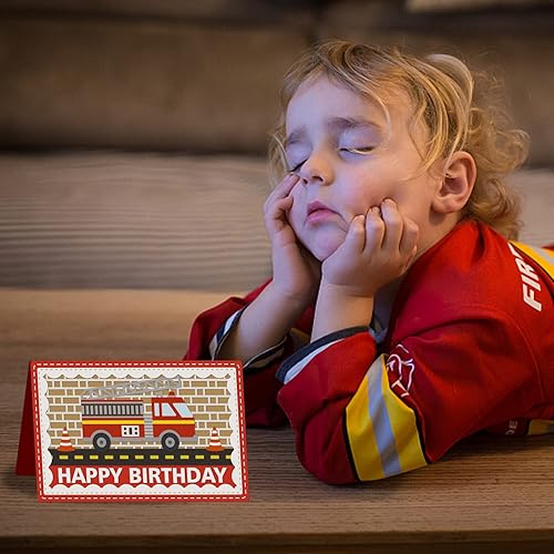 Miniatura 5 de GLOBLELAND Troqueles de corte de camiones de lucha contra incendios, herramientas de lucha contra incendios, plantilla de acero al carbono, tema de