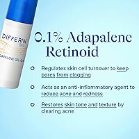 Vista 8 de Gel de Tratamiento para el Acné Differin, Suministro de 30 Días, Tratamiento Retinoide para la Cara con 0.1% de Adapaleno, Cuidado Suave de la Piel