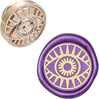 Vista 19 de CRASPIRE Sello de cera de rana, cabeza de sello de cera de sellado, cabeza Olny sin mango, 0.984 in, cabeza de sello de latón extraíble