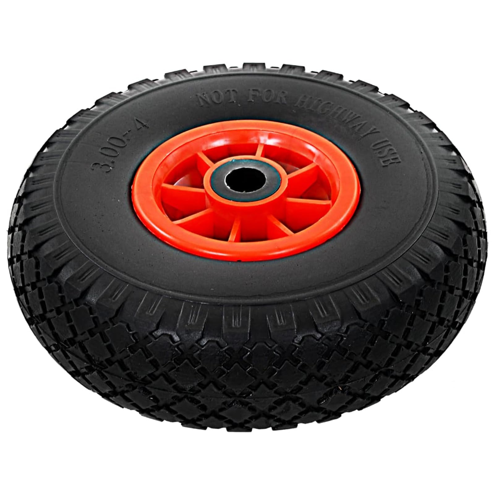 Ruote Carrello a Mano 4 pz in PU Solido 3.00-4 (260x85)-142972